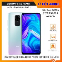 Điện thoại Redmi Note 9 Ram 4G bộ nhớ 64GB máy chính hãng